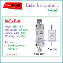 160A - SUNTREE SNH1 gPV 1P 1000V DC Fuse Base/Holder  Fuse Link PV